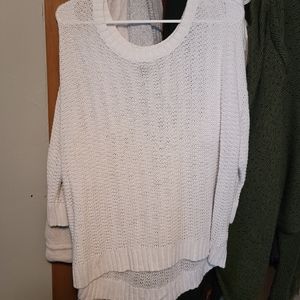 WOMENS 3/4 SLEEVE KNIT SWEATER